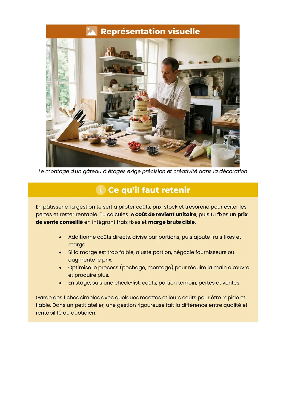Example Fiche de Révision CAP Pâtissier